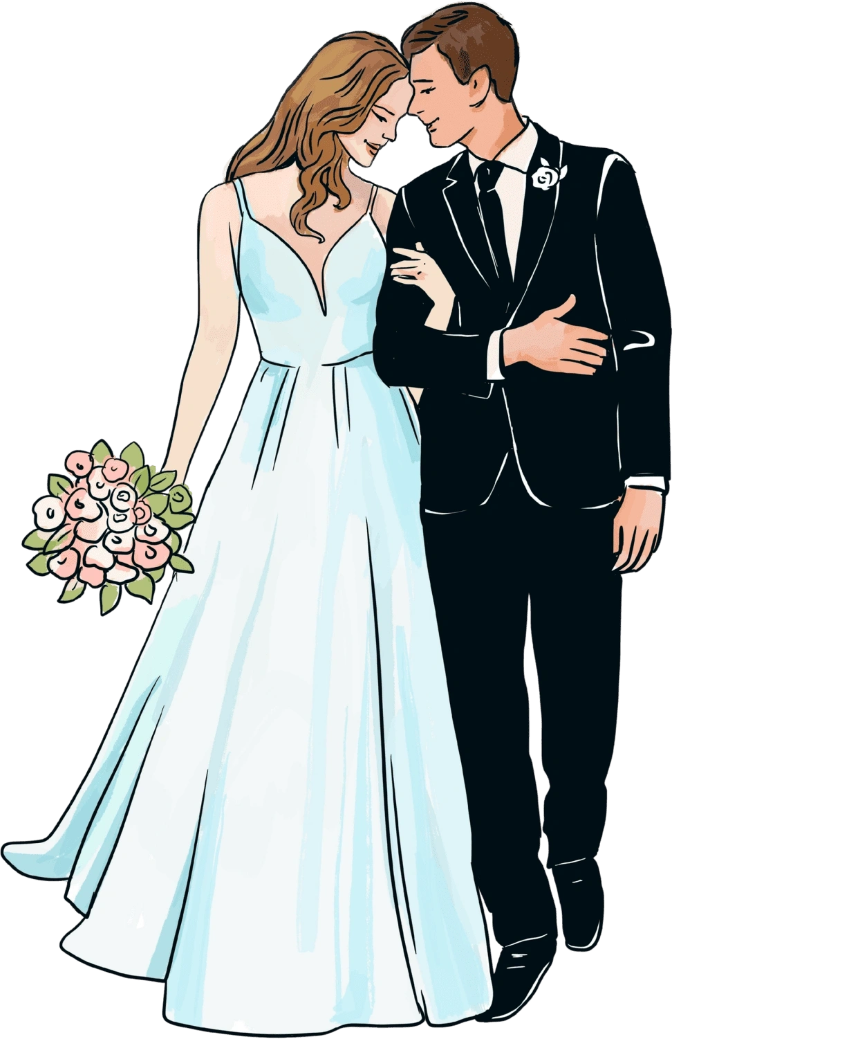 Dr. Alisha & Tarun Illustration